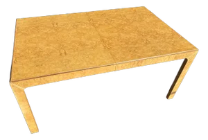 Henredon Scene Two Burlwood Dining Table
