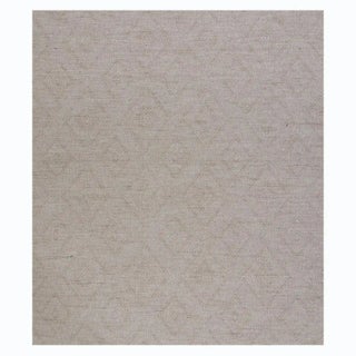 Schumacher Tortola Linen Paperweave Wallpaper in Natural For Sale