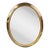 French Art Deco Gilded Wood Ovoid Frame for Painting, Drawing or Mirror For Sale