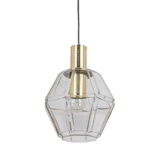 Glass Pendant Light by Helena Tynell for Limburg, Germany, 1970s For Sale
