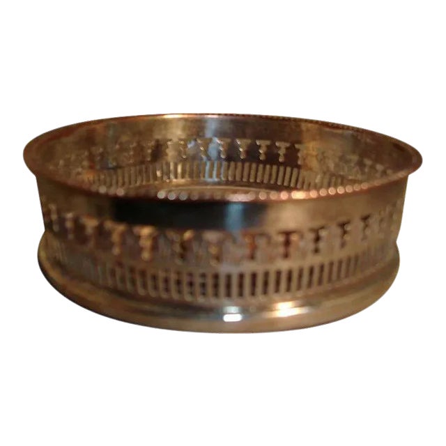 Century 1790 George III Old Sheffield Silver Wine Bottle Coaster For Sale