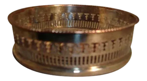 Century 1790 George III Old Sheffield Silver Wine Bottle Coaster