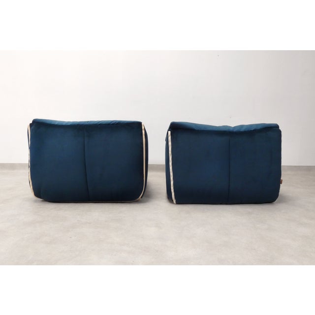 Plumy Armchairs by Annie Hiéronimus for Cinna, 1990s, Set of 2 For Sale - Image 9 of 18