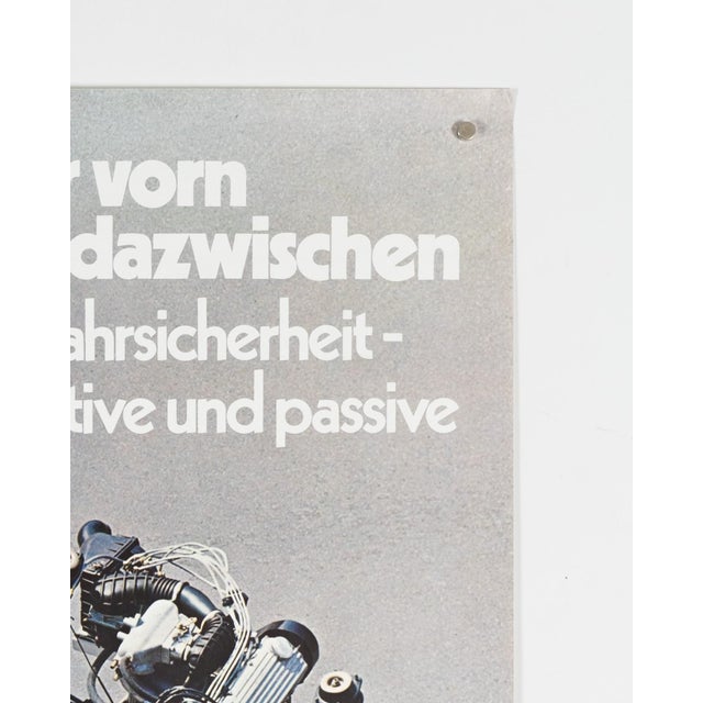 Black Porsche Gearbox in the Rear – Engine in the Front Poster from Advertising Agency Strenger, 1976 For Sale - Image 8 of 9