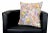 Floral Mosaic Genuine Leather Pillow For Sale - Image 9 of 13