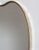 Vintage Italian Wall Mirror with Brass Frame in the style of Gio Ponti, 1960s For Sale - Image 9 of 16