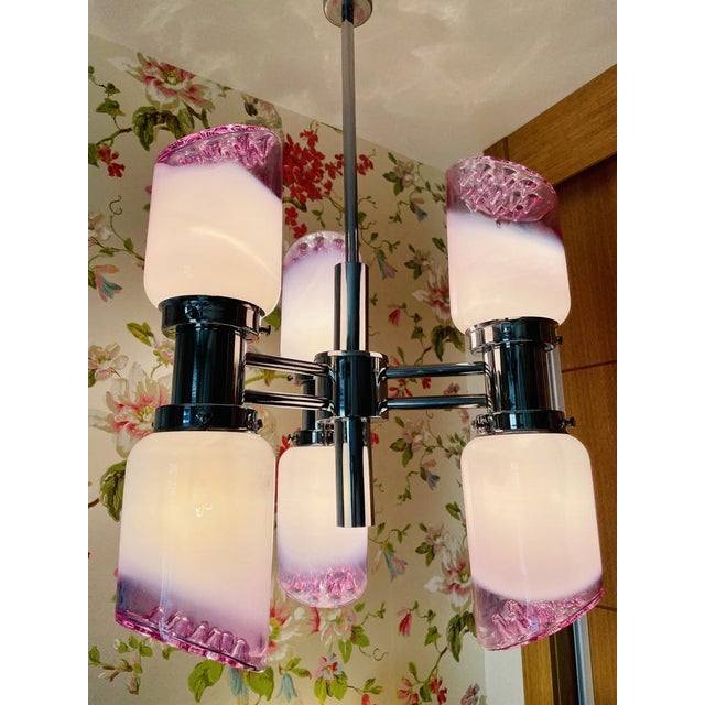 Metal Ceiling Lamp by Toni Zuccheri For Sale - Image 7 of 18