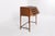Spectacular and elegant modern mahogany writing desk from Frits Henningsen, 1950’s Denmark. Inclined writing top with...