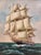 1960s Hoffman Original Signed Oil Painting of a Sailboat on the High Seas For Sale - Image 4 of 9