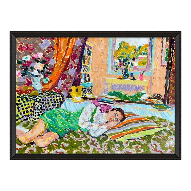 An Autumn Afternoon by Hugo Grenville in Brimfield Black Frame, Art Print For Sale