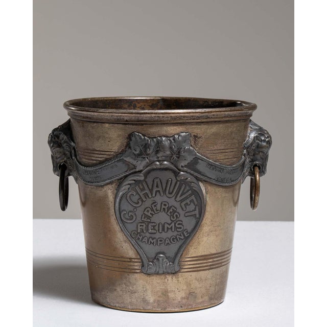 Silver Early 20th Century France Silver Ice Bucket For Sale - Image 8 of 15