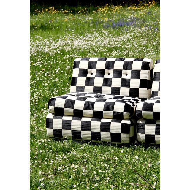 Scacco Matto Amanta Modular Sofa by Mario Bellini for B&B Italia, 1979, Set of 2 For Sale - Image 9 of 15