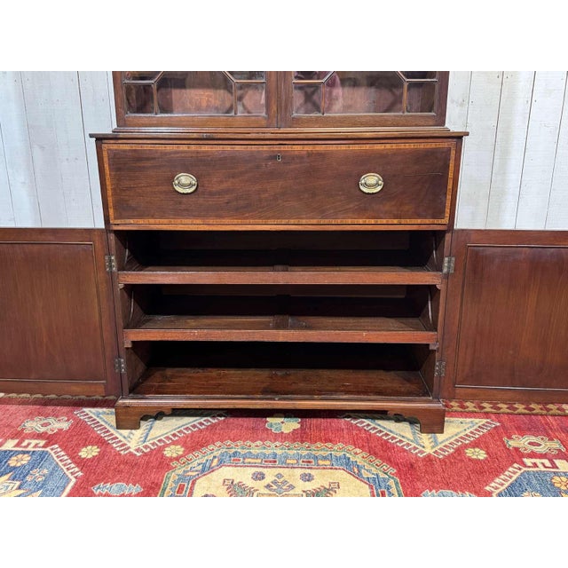 19th Century Victorian Mahogany Writing Desk For Sale - Image 14 of 18