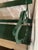 Vintage Hudson Valley Cast Iron Base Wood Railroad Bench Flip Back For Sale - Image 9 of 11