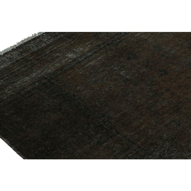 Traditional Vintage Persian Rug in Green and Brown, by Rug & Kilim For Sale - Image 3 of 6