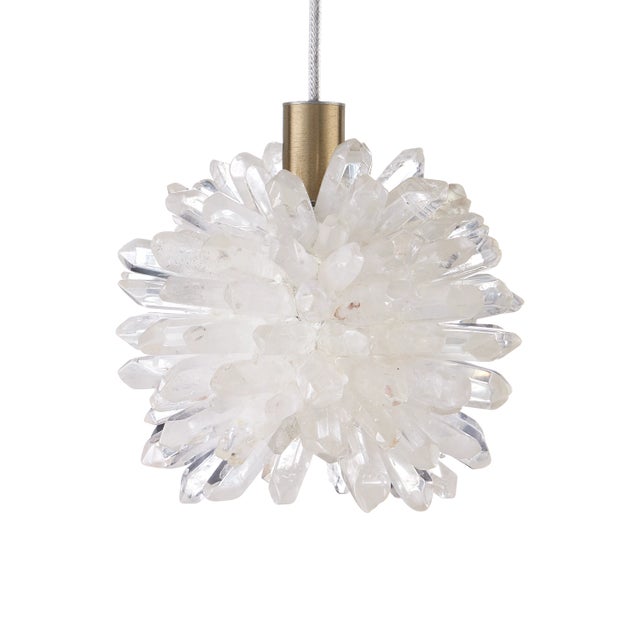 Contemporary Currey & Company Purity Pendant For Sale - Image 3 of 3