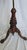 Antique Regency English Walnut Beaded Tapestry Pole Stand For Sale - Image 9 of 12
