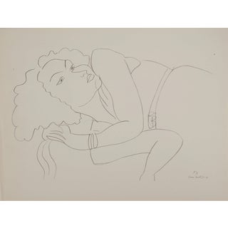Henri Matisse, Femme à la chevelure bouclée, Lithograph For Sale