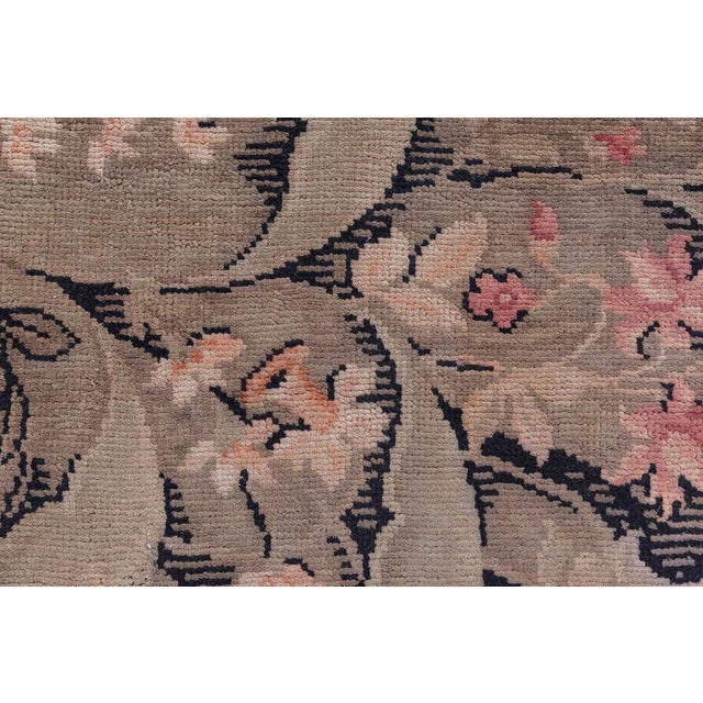 Textile Early 20th Century French Savonnerie Rug For Sale - Image 7 of 8
