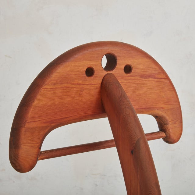Italian Teak Wood Valet, 1960s For Sale - Image 10 of 11