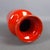 Fire Red Ceramic Vase with Marbled Enamel, 1970s For Sale - Image 6 of 11