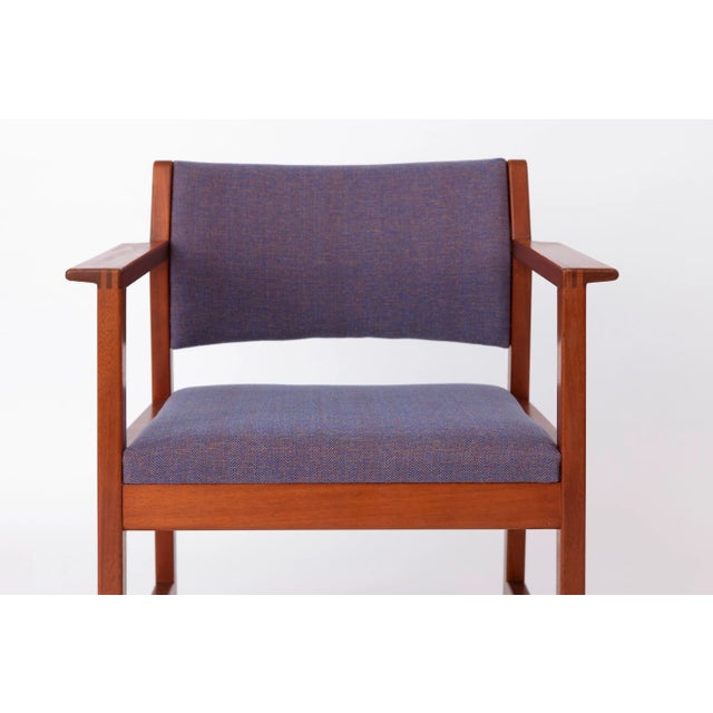 Vintage Armchair by Børge Mogensen for Fredericia Stolefabrik, 1960s For Sale - Image 9 of 11