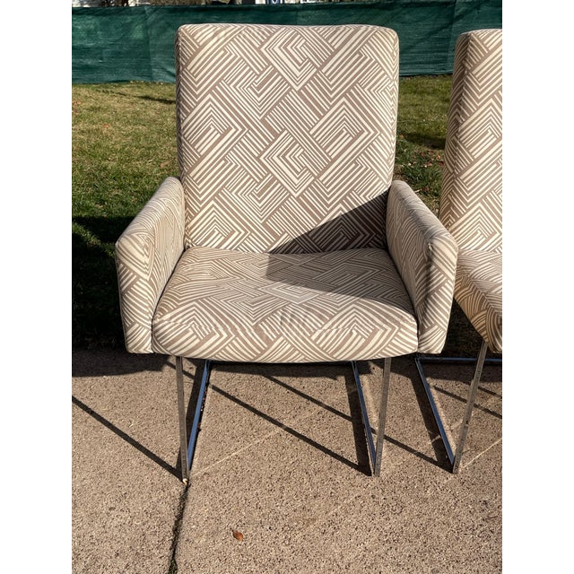 1970s Set of 6 Milo Baughtman Chairs for Thayer Coggin For Sale - Image 10 of 12