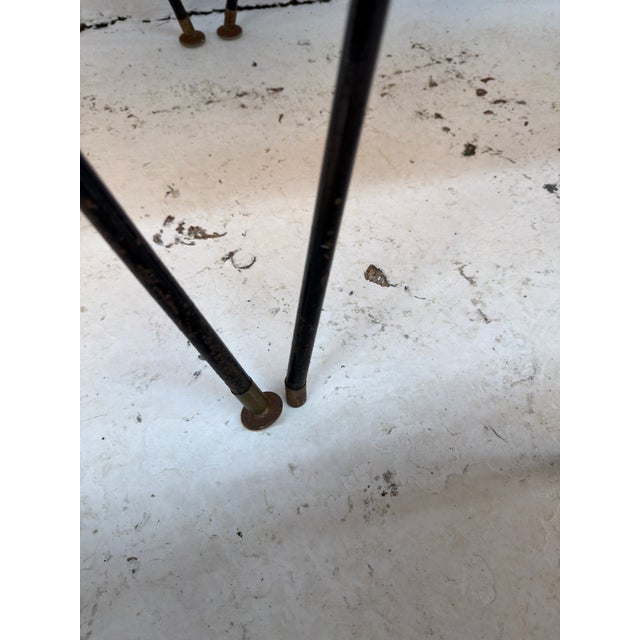 Set of Six Vintage Molded Plywood and Metal Chairs For Sale - Image 13 of 14