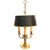 Late 20th Century Vintage Solid Brass 3-Arm Bouillotte Lamp - Made in Italy For Sale - Image 5 of 15