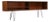 1950s Danish Modern Teak Display Console by Ib Kofod-Larsen Finished Back For Sale