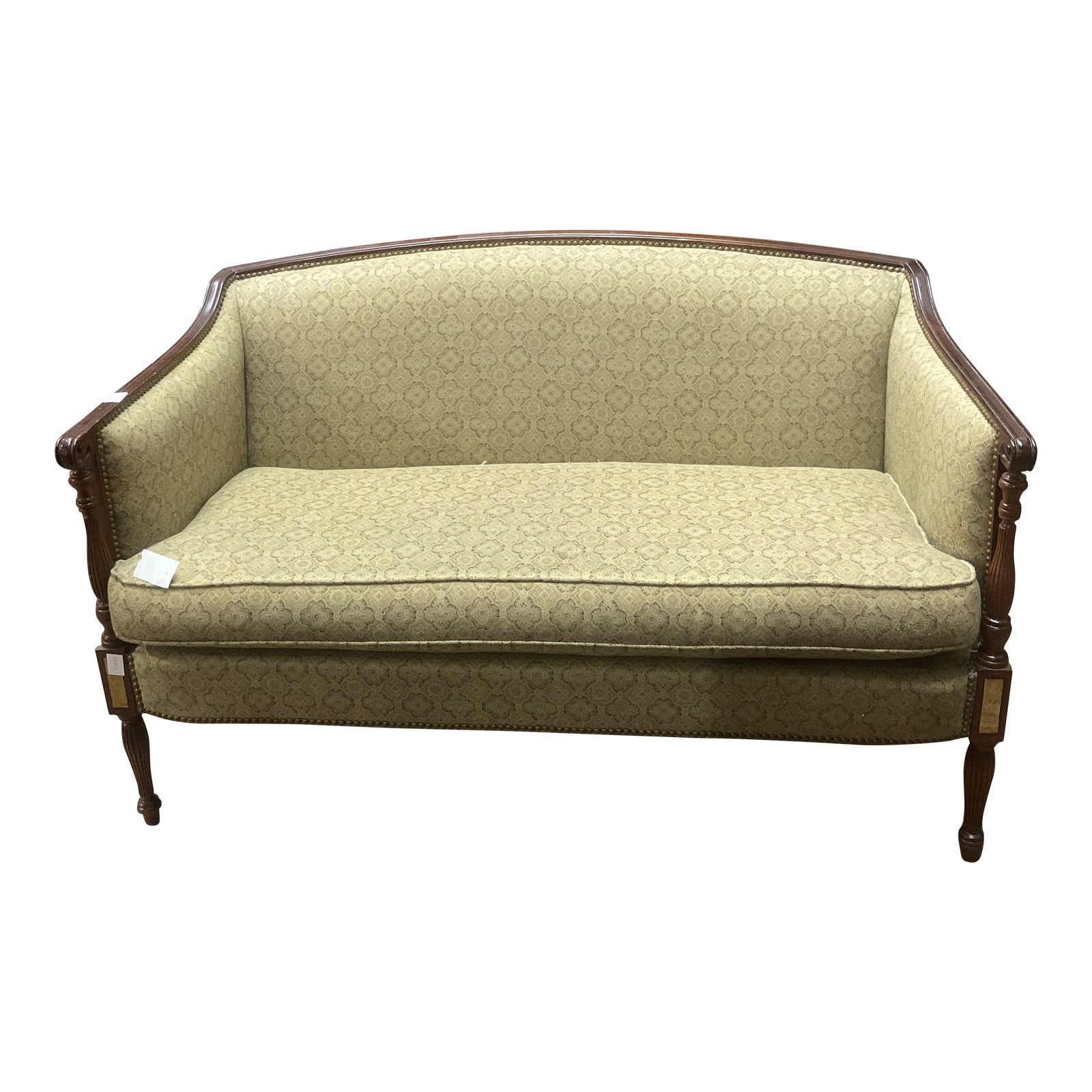 Hickory Chair Co. James River Mahogany Settee Chairish