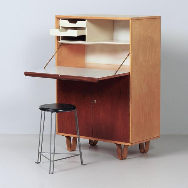1950s Berkenserie CB37 Secretaire by Cees Braakman for Pastoe, 1957 For Sale - Image 5 of 12