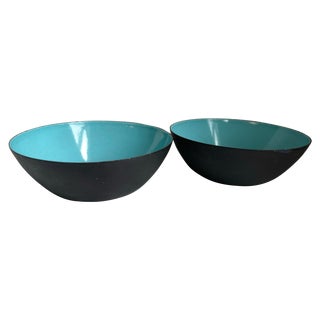 Krenit Bowls by Herbert Krenchel, Made in Denmark, 1950s For Sale
