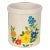 Hand Painted Floral Stoneware Jar For Sale
