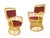 Mid-Century Italian Rattan Armchairs with Burgundy Wool Seats and Backs, 1960s, Set of 2 For Sale - Image 16 of 16