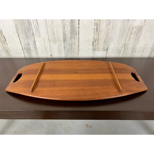 Jens Quistgaard for Dansk Teak Tray For Sale - Image 9 of 11