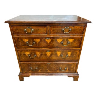 19th Century Georgian Chest of Drawers in End-Grain Wood Marquetry For Sale