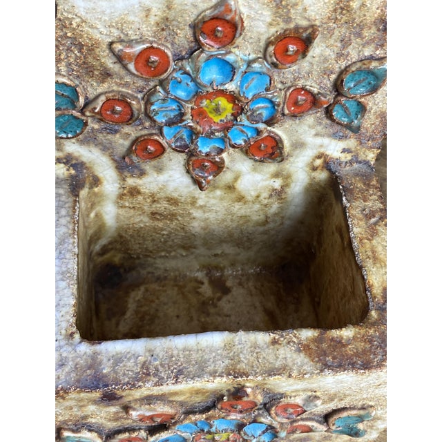 Vallauris Ceramic Wall Planter by La Roue, 1950s For Sale - Image 12 of 18