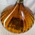 Vintage Mid Century Modern Amber Glass Table Lamp For Sale In Chicago - Image 6 of 6
