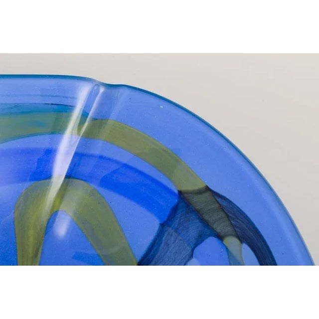 Czech Organic Art Glass Bowl, Late 20th Century For Sale - Image 5 of 8
