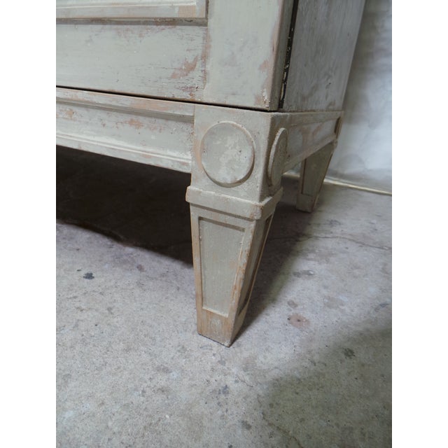 Swedish Gustavian Style Wardrobe Original Paint For Sale - Image 11 of 12