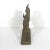 Indian Vintage Brass Statue of Hindu Goddess Durga Riding a Lion a Symbol of Strength Protection and Motherhood Shiva For Sale - Image 3 of 9