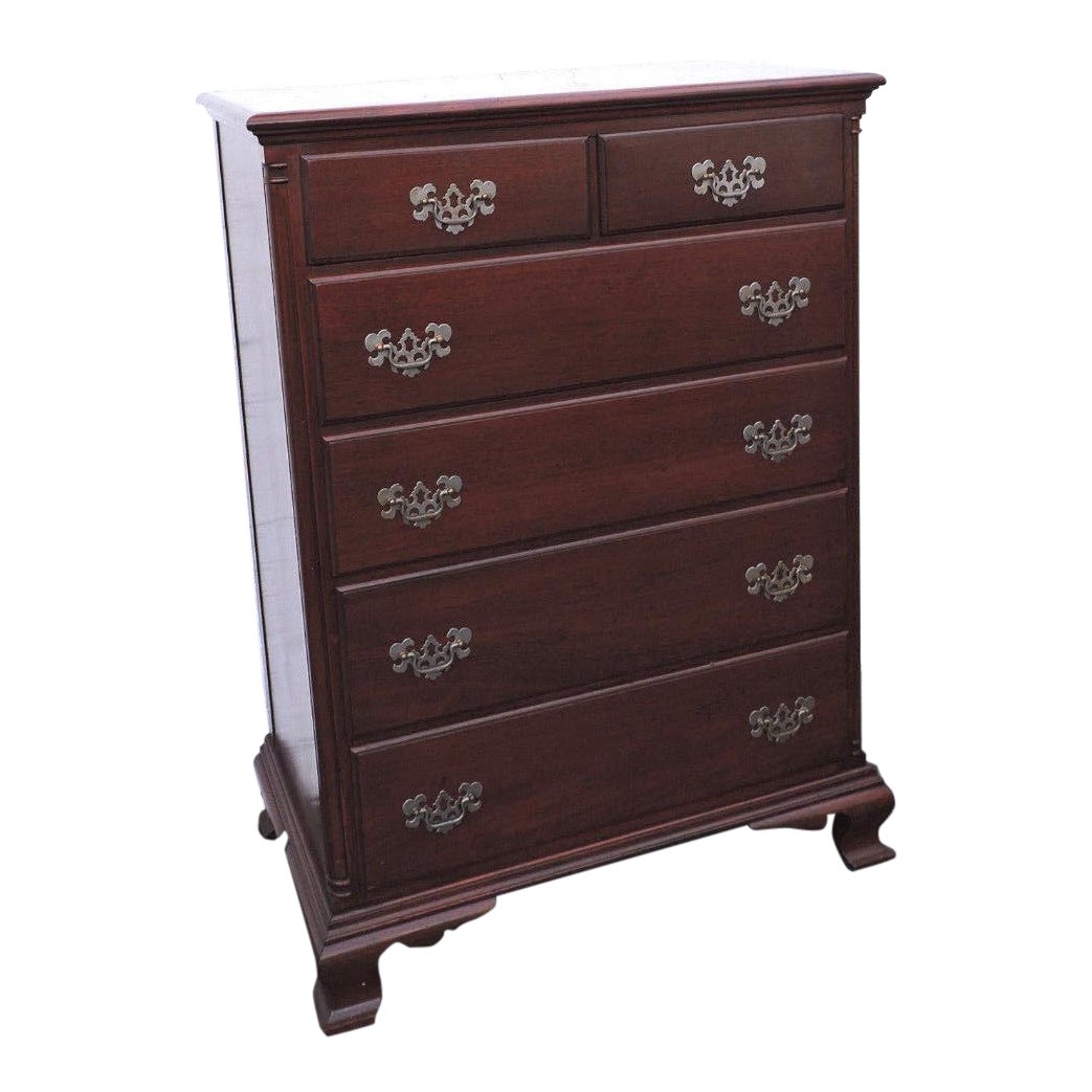 Solid Mahogany Chest Of Drawers By James Mccreery And Co New York Chairish