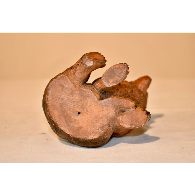 Rustic 19th Century Austrian Terracotta Bear For Sale - Image 3 of 7