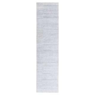 Modern Hand-Knotted Solid Runner by Doris Leslie Blau For Sale