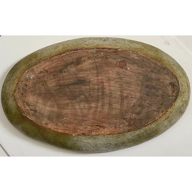 Mid 20th Century Large Hand Painted Abstract Ceramic Platter Stamped Madoura Plein Feu Brutalist For Sale - Image 12 of 16