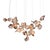 Contemporary Dune 20 Cluster Chandelier with Metallic Tone Shades from Moss Objects For Sale - Image 3 of 8