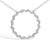 Encircle your neckline with the timeless elegance of this striking pendant necklace, meticulously crafted from .925...