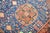 Textile Early 20th Century Zabihi Collection Samarkand Khotan Rich Blue Rug - 6'10" x 14' For Sale - Image 7 of 8