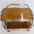1930s 1930s Art Deco Bar Cart Nickel and Wood, Robert Mallet-Stevens For Sale - Image 5 of 18